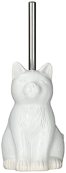 WENKO WC-Garnitur "Cat Weiß", 1 St., aus Keramik, Keramik günstig online kaufen