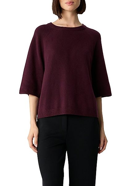 comma Strickpullover mit weitem 3/4-Arm günstig online kaufen