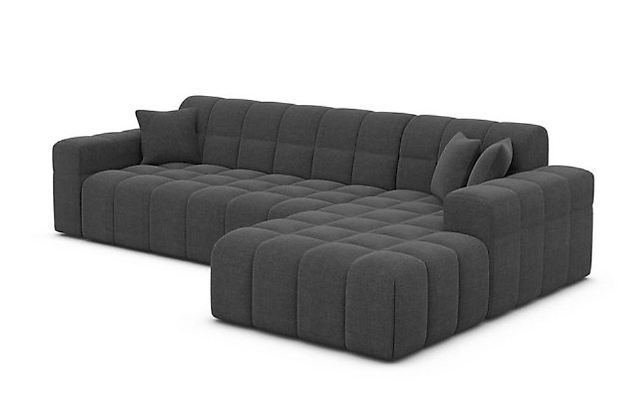 Sofa Dreams Ecksofa Ibiza L Form kurz Stoff, Ottomane - Ausrichtung wählbar günstig online kaufen