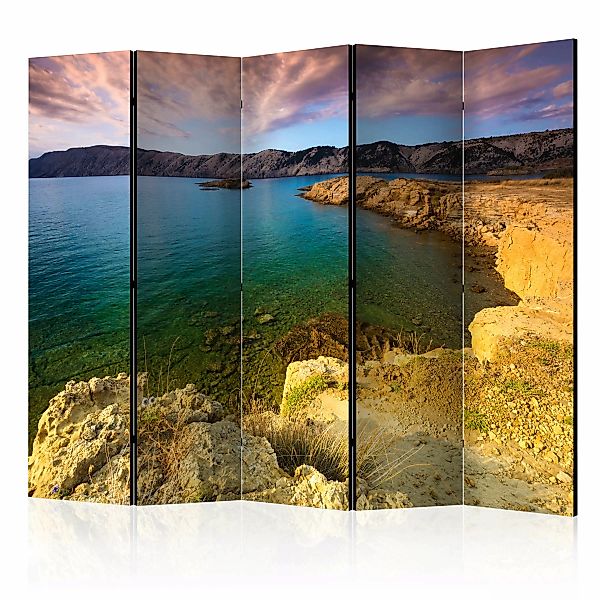 5-teiliges Paravent - Lopar - Island Of Rab (croatia) Ii [room Dividers] günstig online kaufen