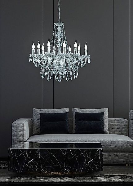 Reality Leuchten Kronleuchter Lüster, ohne Leuchtmittel, Hängeleuchte, Pend günstig online kaufen