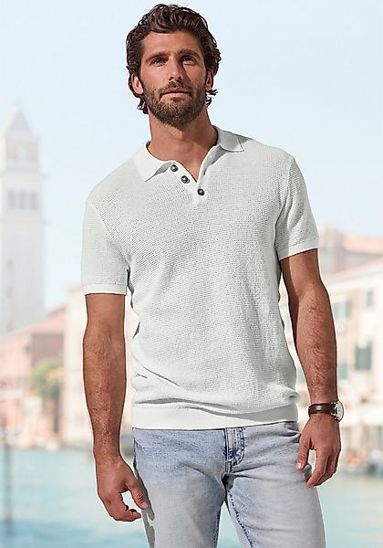 John Devin Poloshirt - Strick Poloshirt, Regular fit mit Polokragen und kle günstig online kaufen