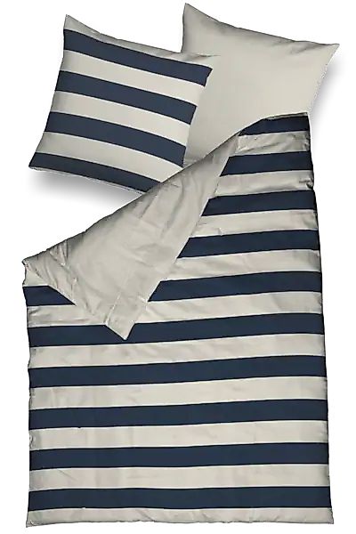 CASATEX Wendebettwäsche »Amrum« 2 Stk. tlg. klassisch,modern,Streifen-Wende günstig online kaufen