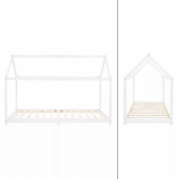 ML-DESIGN Spielbett Hausbett Kinderbett inkl. Lattenrost günstig online kaufen