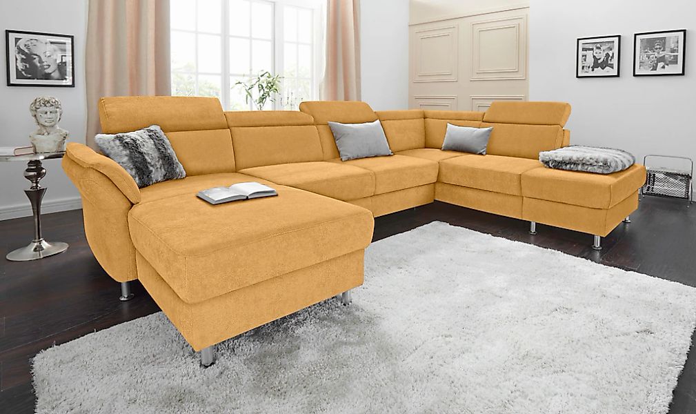 sit&more Wohnlandschaft "Avignon U-Form" wahlweise mit Bettfunktion und Sta günstig online kaufen