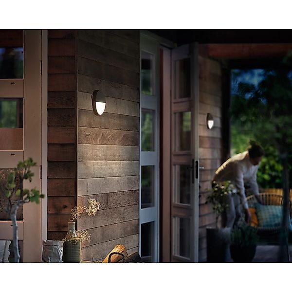 Neutrale myGarden Außenwandleuchte Capricorn aus Aluminium in anthrazit, mi günstig online kaufen