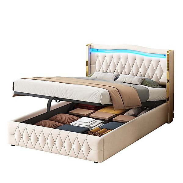 Gotagee Polsterbett Jugendbett Kinderbett 140x200cm Einzelbett Gästebett Mi günstig online kaufen