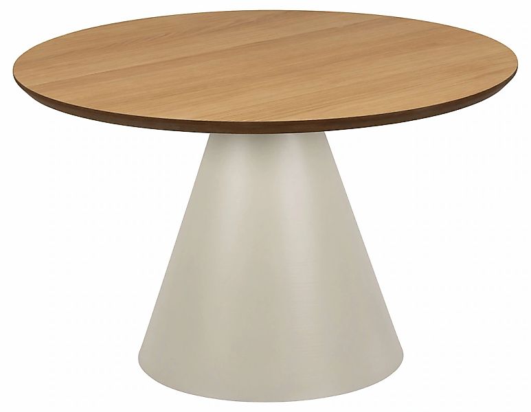 ACTONA GROUP Couchtisch "Soli", Rund Couchtisch, Tischplatte matt Eiche, Sä günstig online kaufen