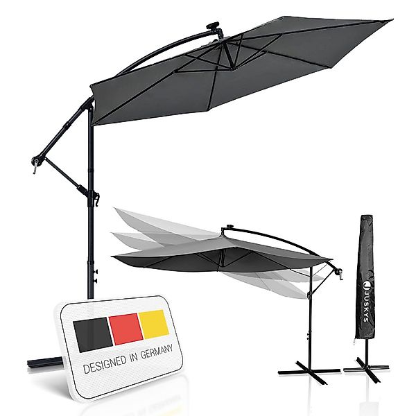 Juskys Ampelschirm Brazil, Sonnenschirm 330 cm günstig online kaufen