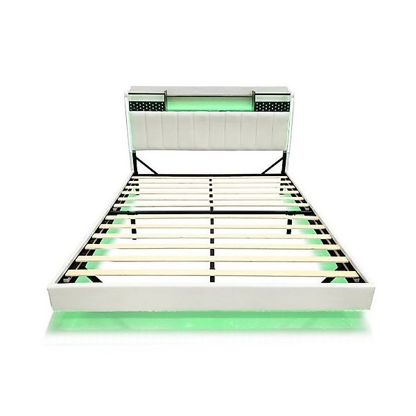 Gotagee Polsterbett Flachbett Stauraum Jugendbett Doppelbett Erwachsenenbet günstig online kaufen