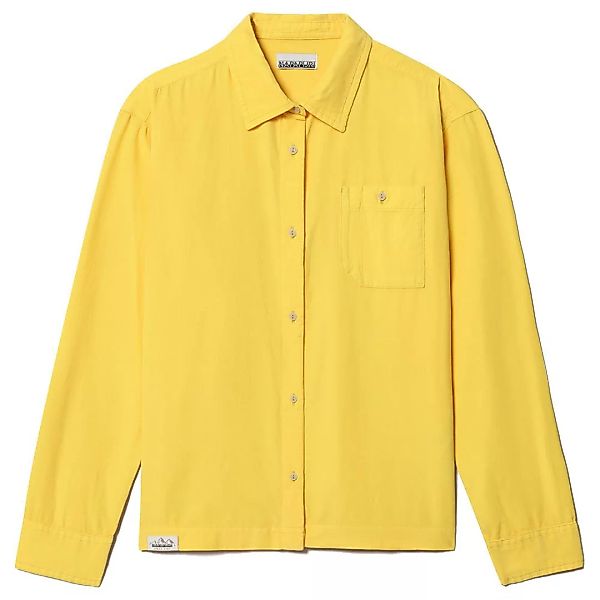 Napapijri Garin Langarm Hemd 2XS Yellow Curry günstig online kaufen
