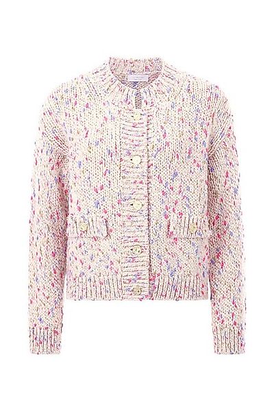 RICHROYAL Strickjacke Aufgesetzte Taschenklappen, Überschnittene Schulter günstig online kaufen