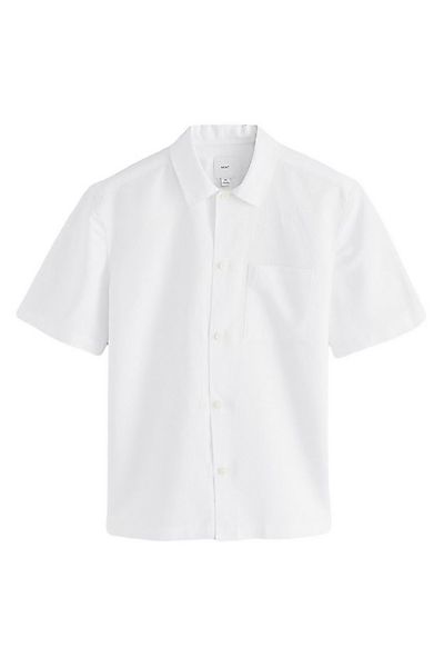 Next Kurzarmhemd Kurzärmliges Hemd aus Baumwoll-Leinenmischung (1-tlg) günstig online kaufen