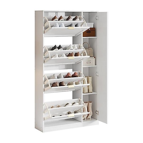 Merax Schuhschrank mit Spiegel und verstellbare günstig online kaufen