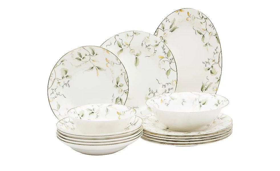 Peill+Putzler Tafelservice  15-teilig  Firenze ¦ weiß ¦ Porzellan ¦ Maße (c günstig online kaufen