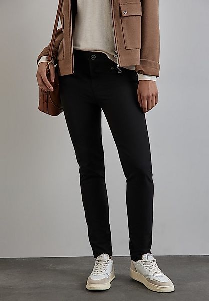 STREET ONE Stoffhose Style YORK Sommerhose mit Zipper-Details günstig online kaufen