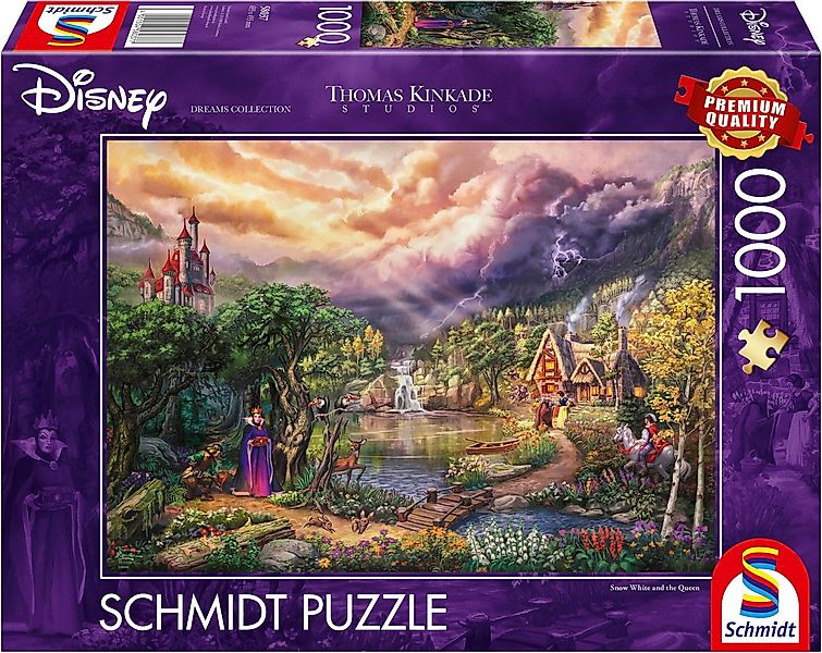Schmidt Spiele Puzzle Disney, Snow White and the Queen von Thomas Kinkade, günstig online kaufen