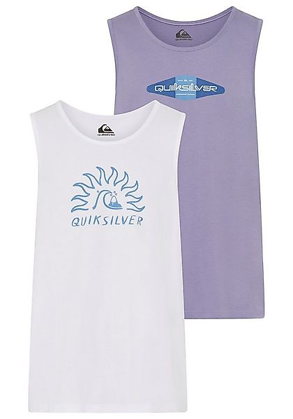 Quiksilver Tanktop FREEDOM SHADE TANK PACK (2-tlg) sportlicher Stil, für sp günstig online kaufen