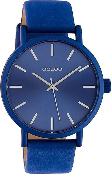 OOZOO Quarzuhr Oozoo Damen Armbanduhr blau, (Analoguhr), Damenuhr rund, gro günstig online kaufen