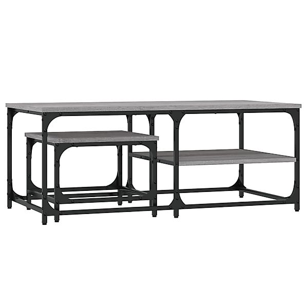 vidaXL Couchtisch Satztische 2 Stk. Grau günstig online kaufen
