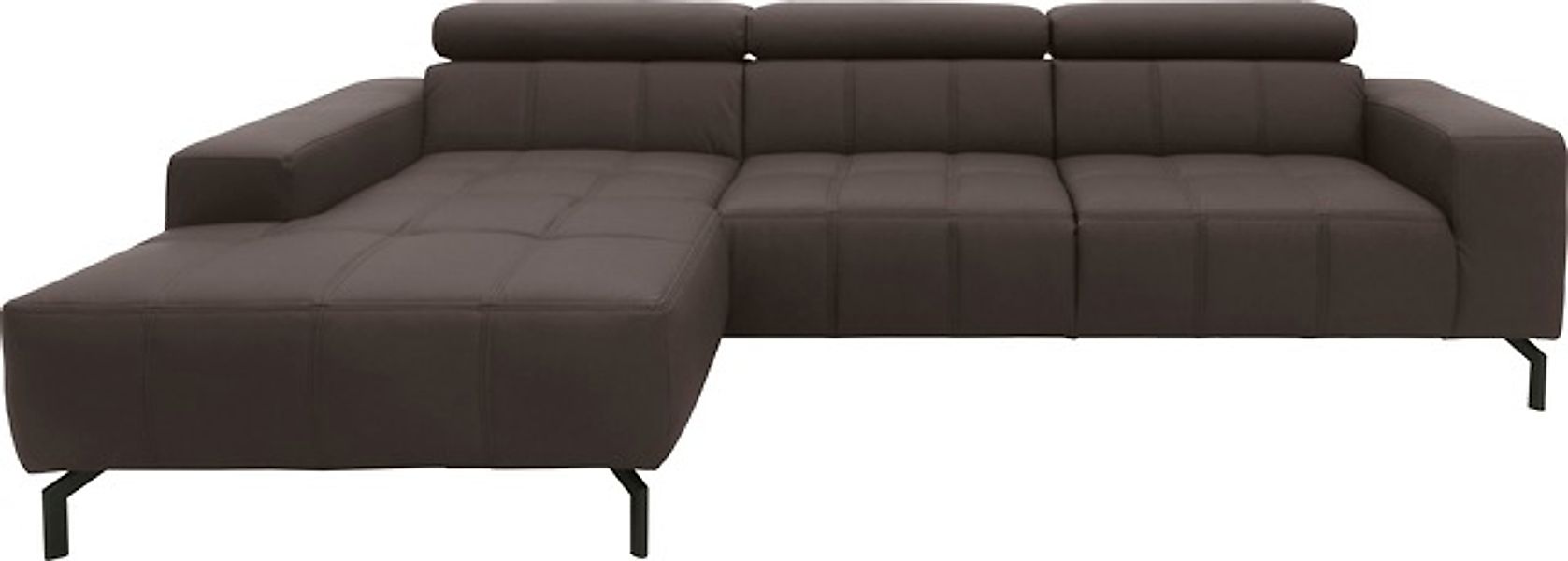 DOMO collection Ecksofa »Cunelli tolle Sitznähte als Designelement, fester günstig online kaufen