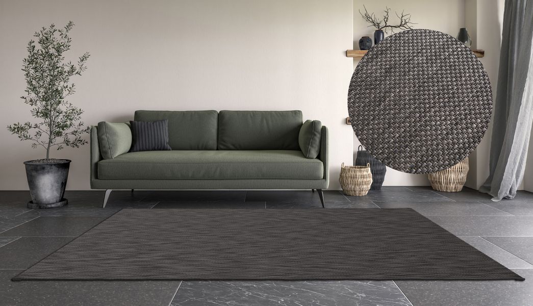 my home Teppich "Florida, Made in Belgium" rechteckig 7 mm Höhe Outdoor, Si günstig online kaufen