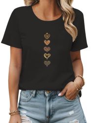 PYLIKE Kurzarmbluse Damen Bequemes Sommer Kurzarmbluse günstig online kaufen