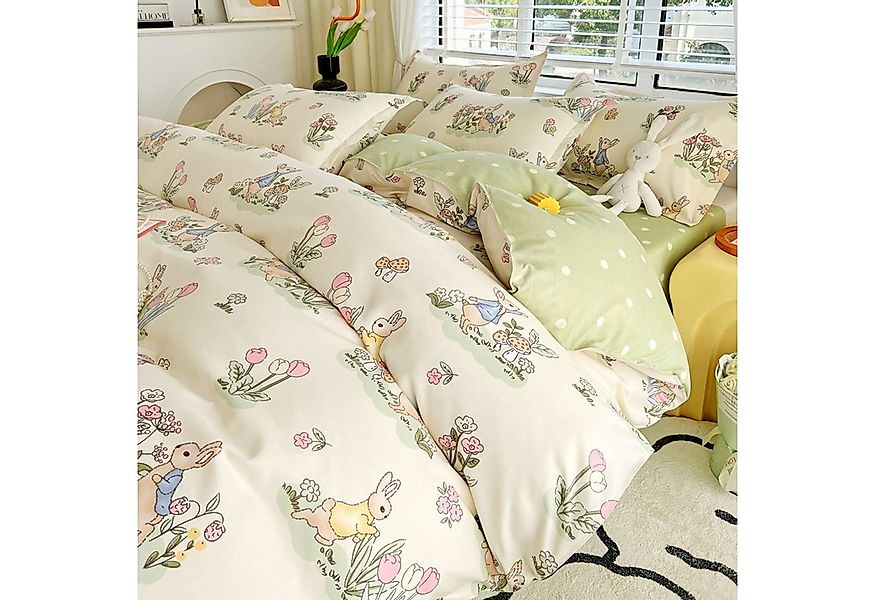 wohnTRAUM24 Bettwäsche Bettbezug Set 135x200/200x200 cm ​(2/3-teilig) mit T günstig online kaufen