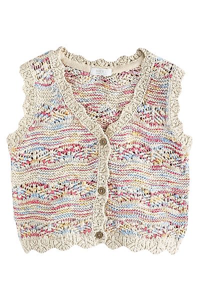 Next Anzugweste Häkel-Weste aus 100 % Baumwolle günstig online kaufen