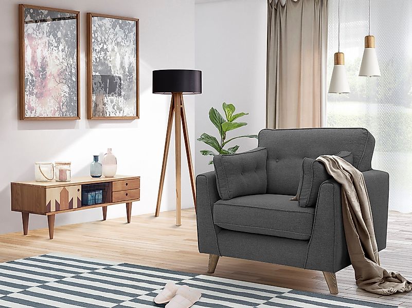 Home affaire Sessel Copenhagen, feiner Keder, günstig online kaufen