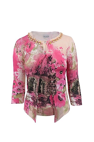 Passioni Cardigan Twinset mit Blumen- und günstig online kaufen