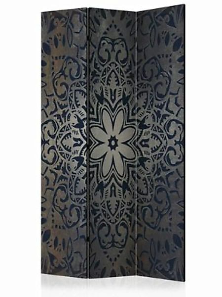 artgeist Paravent Iron Flowers [Room Dividers] braun-kombi Gr. 135 x 172 günstig online kaufen