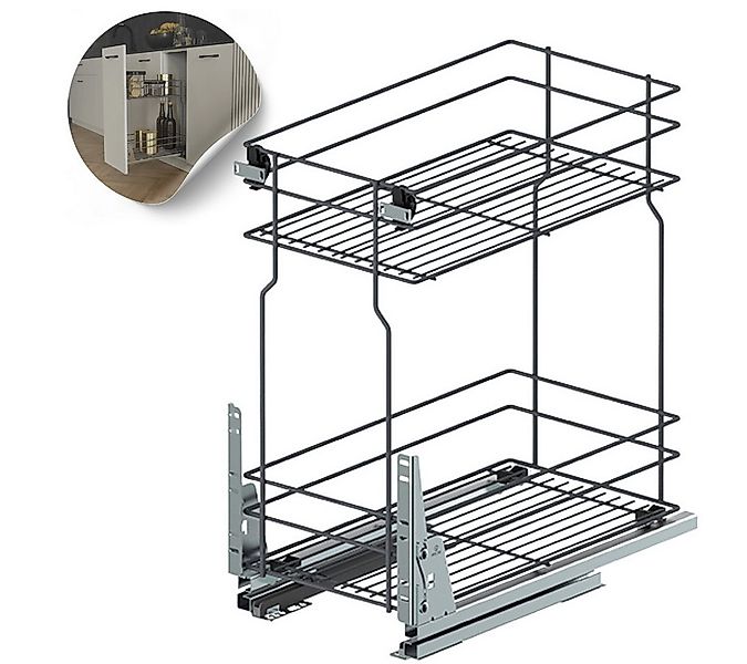 Prima-Online Unterschrank Unterschrankauszug Anthrazit Schrankauszug Bodens günstig online kaufen