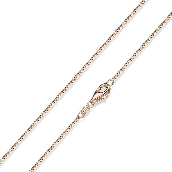 Materia Gliederkette Venezianerkette Rosegold glänzend 40-70cm günstig online kaufen