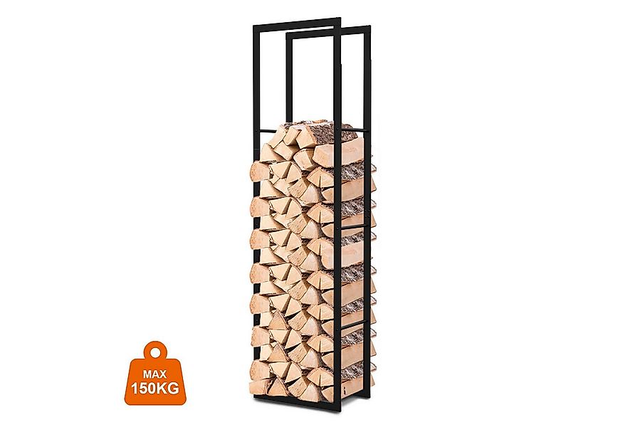 Clanmacy Kaminholzregal Brennholzregal für innen/außen 40 x 25 x 150 cm, Me günstig online kaufen