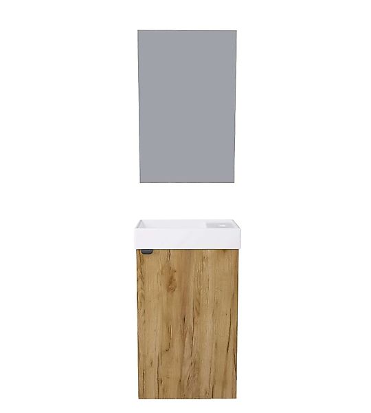 welltime Badmöbel-Set Badmöbel-Set Gesa, Schrank mit günstig online kaufen