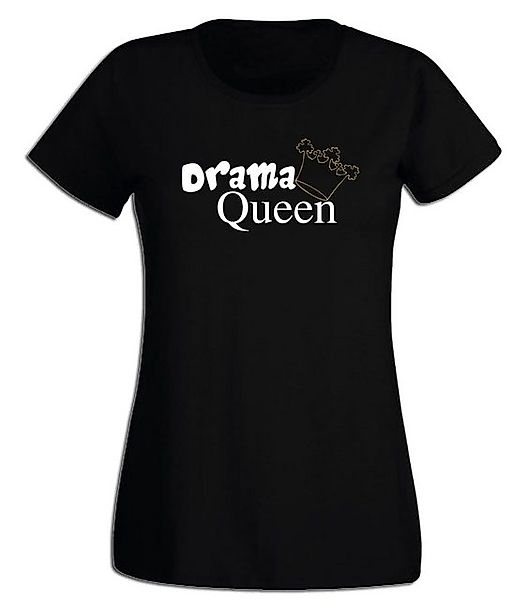 G-graphics T-Shirt Damen T-Shirt - Drama Queen Slim-fit-Shirt, mit Frontpri günstig online kaufen