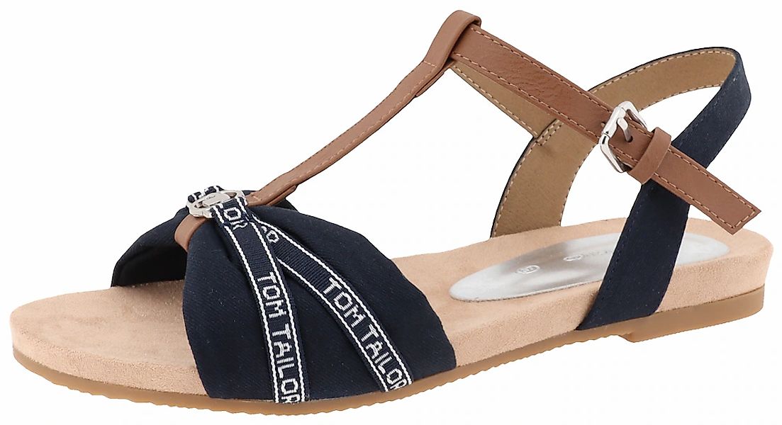 TOM TAILOR Sandalette, Sommerschuh, Sandale, Blockabsatz, mit verstellbarer günstig online kaufen