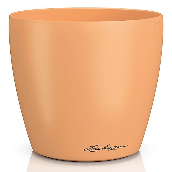 Lechuza Pflanzgefäß Classico Color Ø 15 cm x 13,5 cm Single Papaya günstig online kaufen