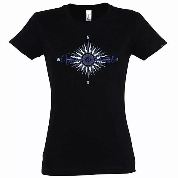 Youth Designz T-Shirt Wanderlust Damen Shirt mit trendigem Frontprint günstig online kaufen
