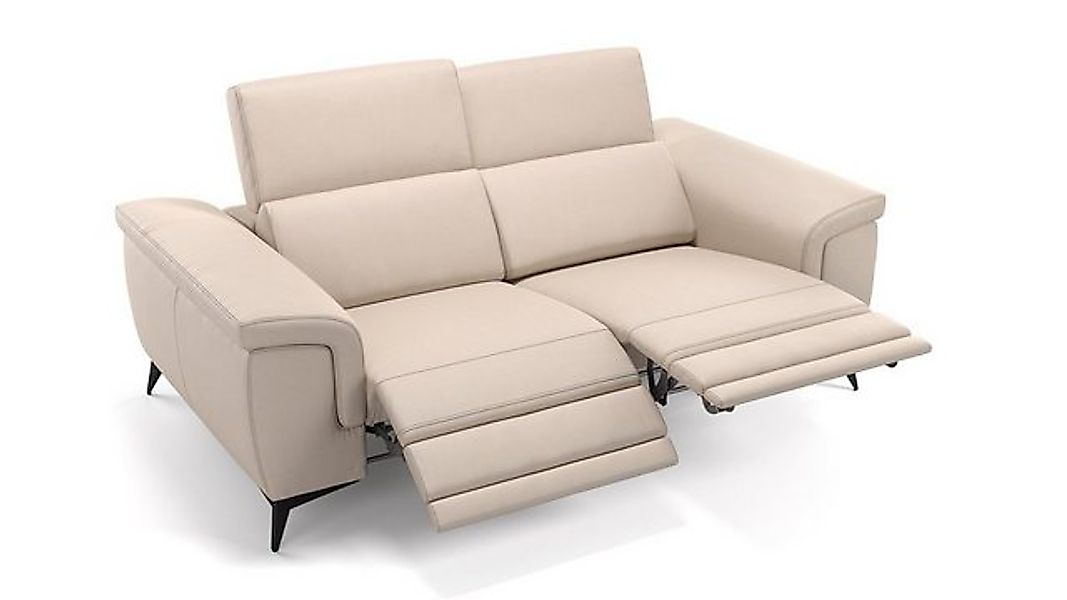 Sofanella 2-Sitzer Leder AMARO, Relaxsofa, Designsofa, Designer Couch, Ital günstig online kaufen
