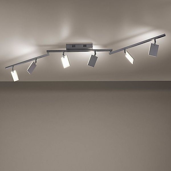 Deckenlampe PURE Mira, diamond, 6-flammig, Remote, CCT günstig online kaufen