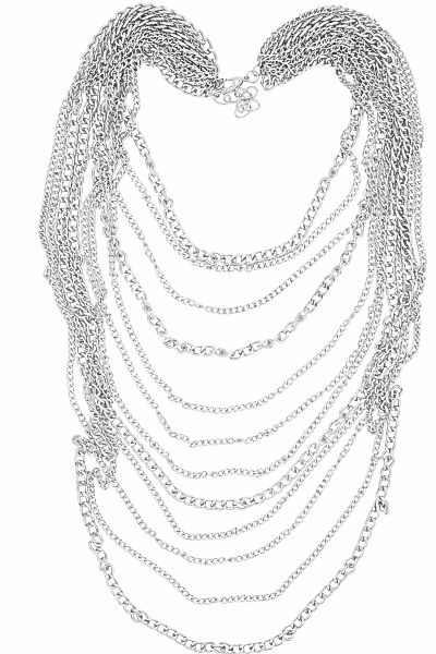 COLLEZIONE ALESSANDRO Lange Kette "Cascade" 12-reihige Gliederkette günstig online kaufen