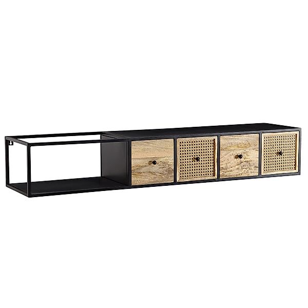 FINEBUY Lowboard FB77760 (Hängend Mango Massivholz günstig online kaufen