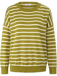 Rundhals-Pullover aus 100% SUPIMA®-Baumwolle Peter Hahn grün günstig online kaufen