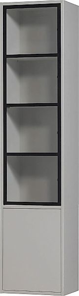 WOOOD Vitrine "Basic", mit zwei Türen, H 230 cm x B 52,5 cm günstig online kaufen