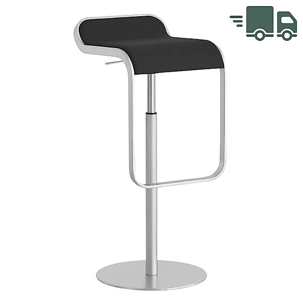 lapalma LEM S83 Barhocker | Sitz schwarz lackiert | Höhenrückverstellung | günstig online kaufen