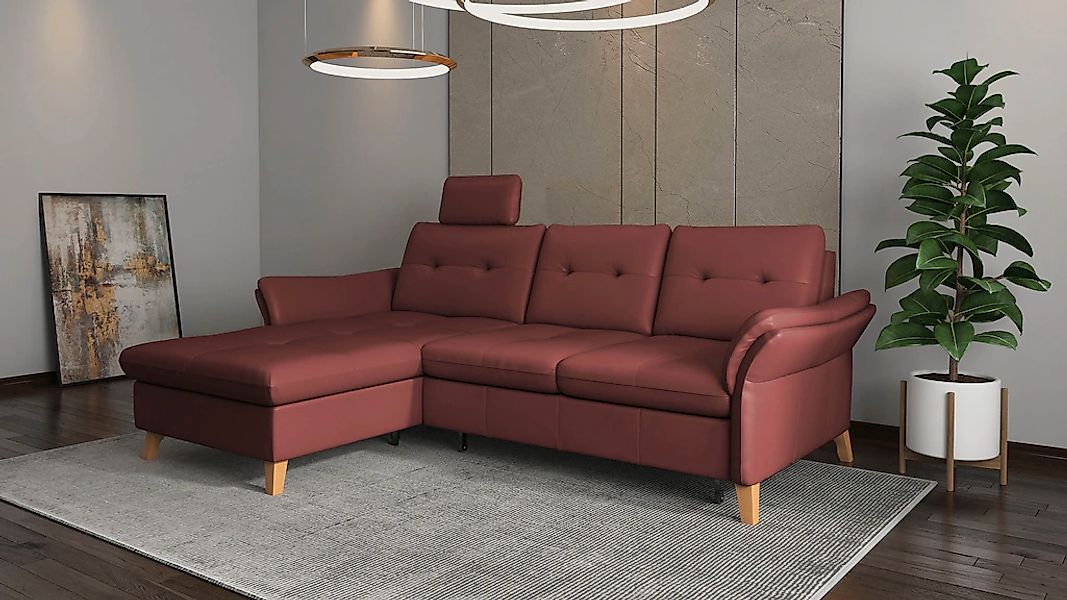 sit&more Ecksofa "Göteborg", Sitztiefenverstellung und Federkern, wahlweise günstig online kaufen