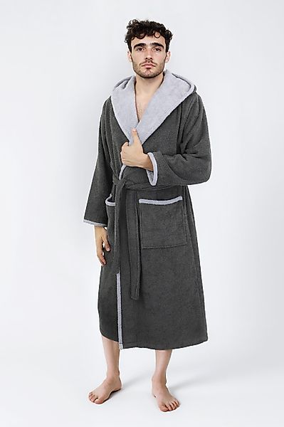 my home Unisex-Bademantel Condes, ideal für günstig online kaufen