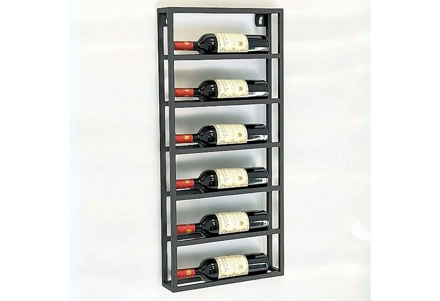 DanDiBo Weinregal Wand Metall Schwarz Design 96603 Flaschenregal Weinflasch günstig online kaufen